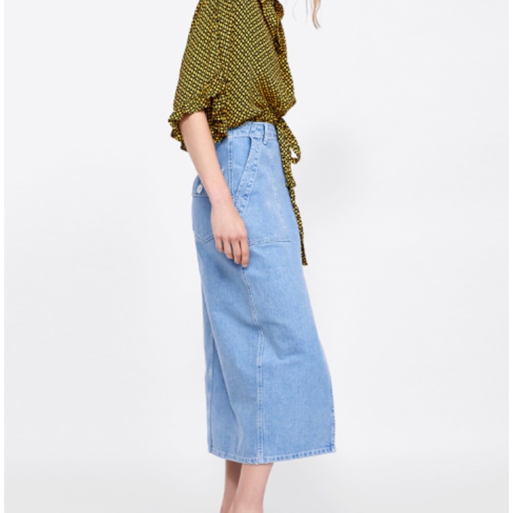 Venice blue denim skirt - Picture 4 of 7